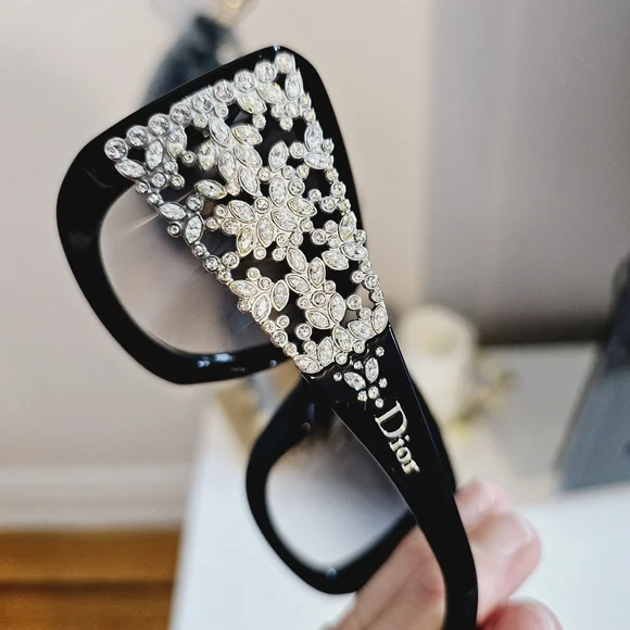 Christian Dior Delicacy Crystal Sunglasses Limited Edition 1059/3500 Rare Vintag - Picture 6 of 16